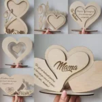 Suport decoratiuni din lemn