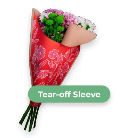 Hartie Kraft cu celofan 50x35x10 cm/50buc - imagine 4