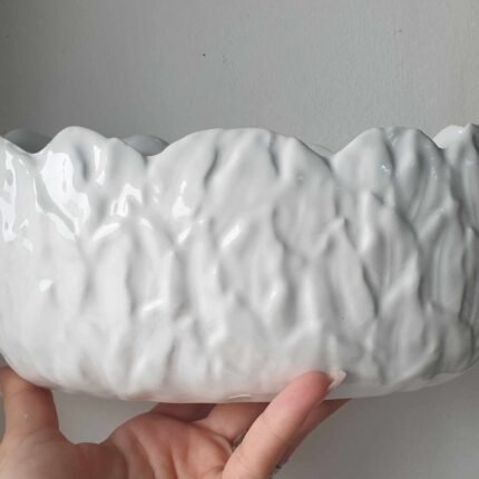 Vas ceramica oval 20x10 cm