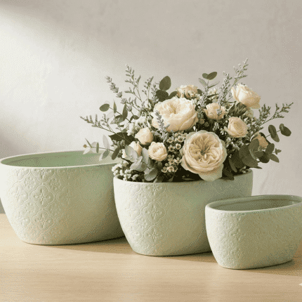 Set ceramica oval 3buc