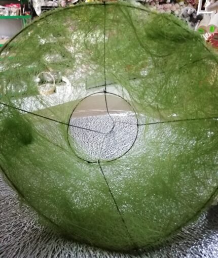 Suport buchet cu sisal 23cm verde
