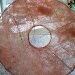 Suport buchet cu sisal 23cm roz