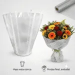 Suport buchete cu rezerva apa 18cm