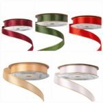 Panglica cu margine aurie 16 mm