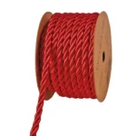 Snur decorativ 5mmx5m Rosu