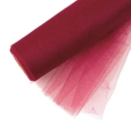 Tulle moale 30cmx20m Bordo