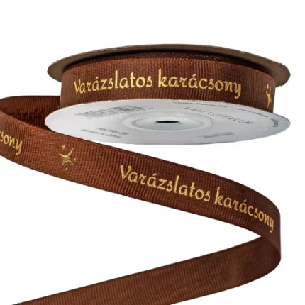 Panglica grosgrain 16mmx20m Varázslatos karácsony