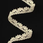 Panglică din dantelă din bumbac 10mmx5m