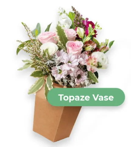 Vas carton Topaze 27,4x11,5 cm/10 buc