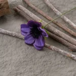 Anemona de matase 30 cm Violet