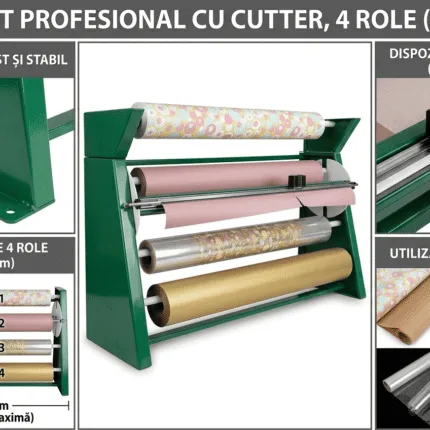 Suport Profesional cu Cutter, 4 Role (100 cm)