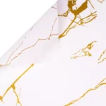 Folie cu model marmura 58x 8cm 20buc Alb