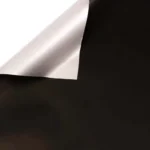 Folie bicolora 58x58cm 20buc Negru / Argintiu