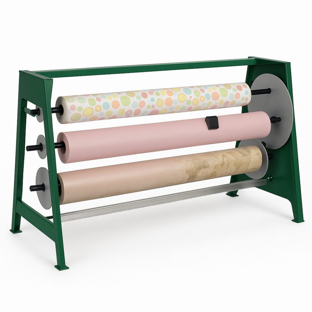 Suport cu cutter pentru role de ambalaj 100 cm, 4 role Suport cu cutter pentru role de ambalaj 100 cm, 4 role