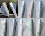 Rola celofan mat in carouri 50 cmx9 m