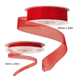 Panglica Organza Rosie