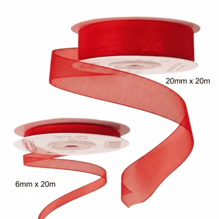 Panglica Organza Rosie