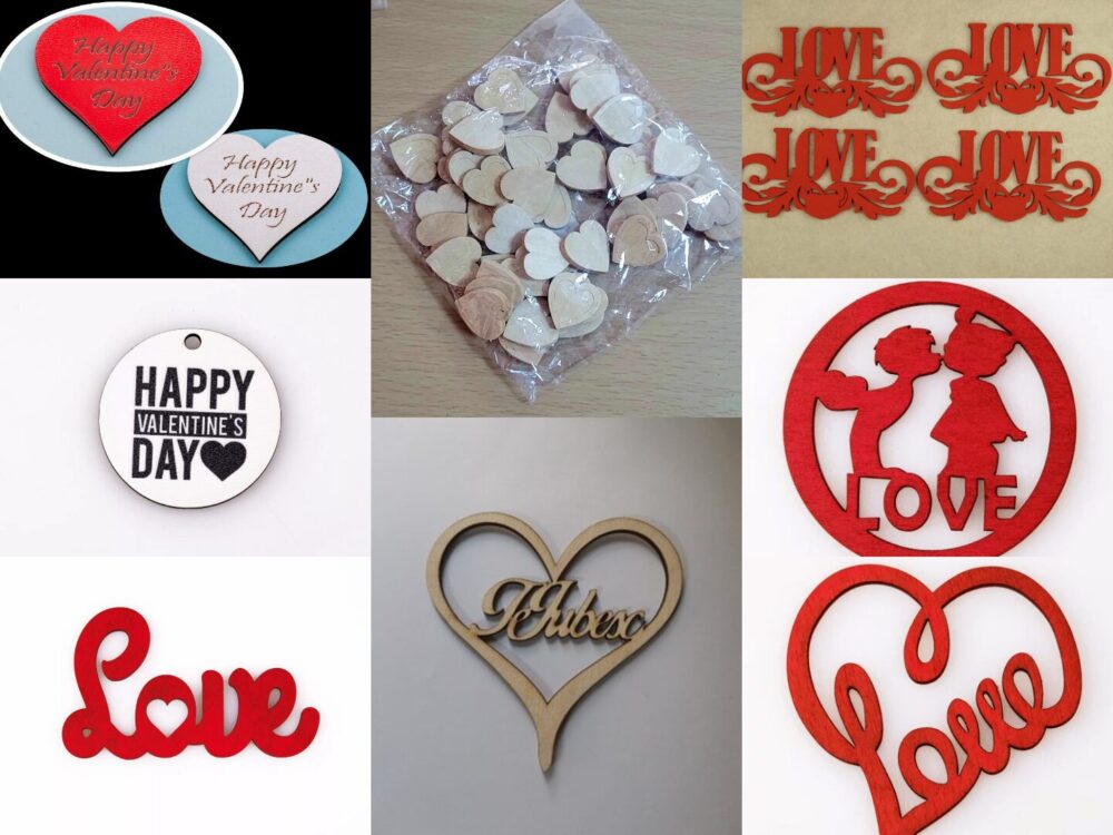 Decoratiuni din lemn - Inimioare Decoratiuni din lemn - Inimioare