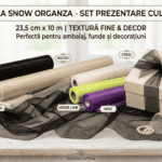 Rola Snow Organza 23,5cm x 10m