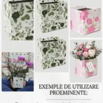 Set 10 cutii florale Simply–carton
