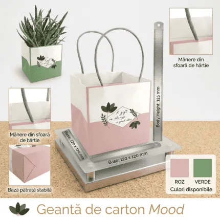 Geantă de carton Mood 10buc
