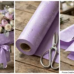 Rolă decorativă Claybrill Camila pentru buchete 0,80x25 m