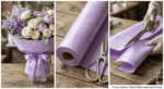 Rolă decorativă Claybrill Camila pentru buchete 0,80x25 m
