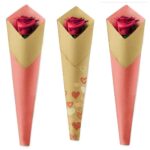 Ambalaj Kraft flori la fir 50buc/set