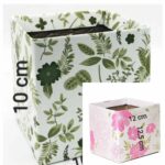 Set 10 cutii florale Simply – carton cu model floral