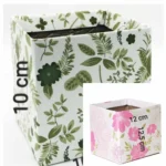 Set 10 cutii florale Simply – carton cu model floral