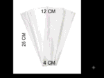 Ambalaj transparent 25x12x4cm/1000buc
