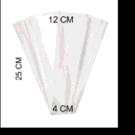 Ambalaj transparent 25x12x4cm/1000buc
