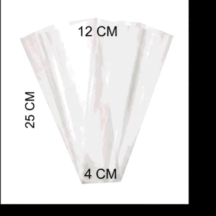 Ambalaj transparent 25x12x4cm/1000buc