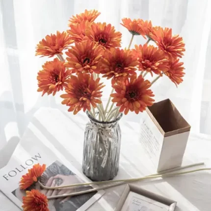 Floare de matase Gerbera 55 cm