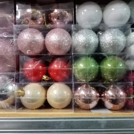 Set de 6 globuri de Crăciun 6cm