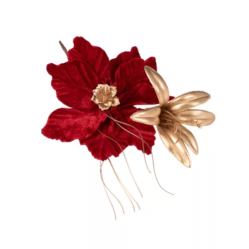 PE035-01 Craciunita și crin ⌀ 15 cm