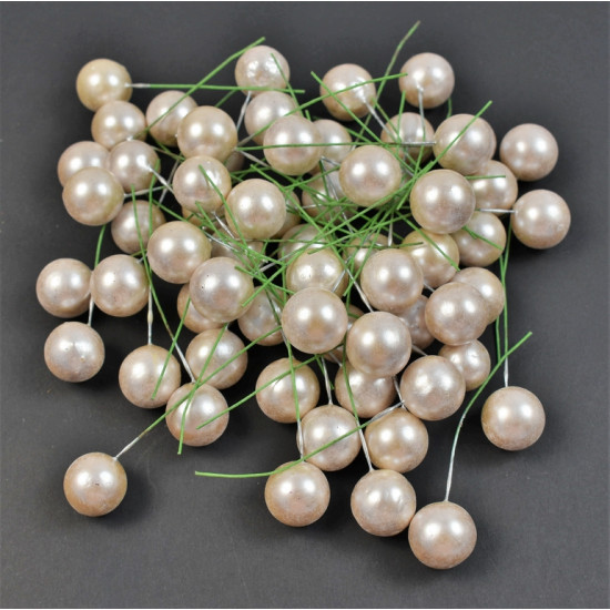 Bobite decorative albe1,5 cm 80buc Bobite decorative albe1,5 cm 80buc