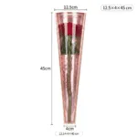 Folie conică pentru flori 45 cm set 50 buc