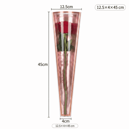 Folie conică pentru flori 45 cm set 50 buc