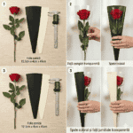 Folie pentru ambalat flori tip con12,5cm x 4cm x 45cm 50 buc
