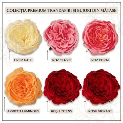 Trandafir englezesc de matase 10,5 cm