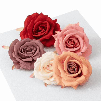 Trandafir de matase 9cm Rosa