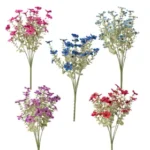 Buchet de flori artificiale din matase, 40cm