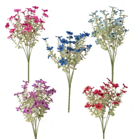 Buchet de flori artificiale din matase, 40cm