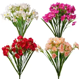 Buchet de narcise din matase, 47cm