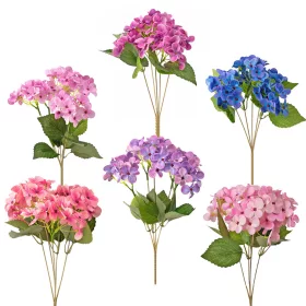 Buchet de hortensie din matase, 34cm