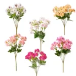 Buchet de flori artificiale din mătase, 33cm