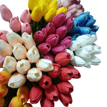 Buchet de lalea real touch, 10 fire, 33.5cm