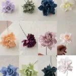 Gardenie artificială din spumă poliuretanică, 24 cm