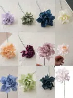 Gardenie artificială din spumă poliuretanică, 24 cm